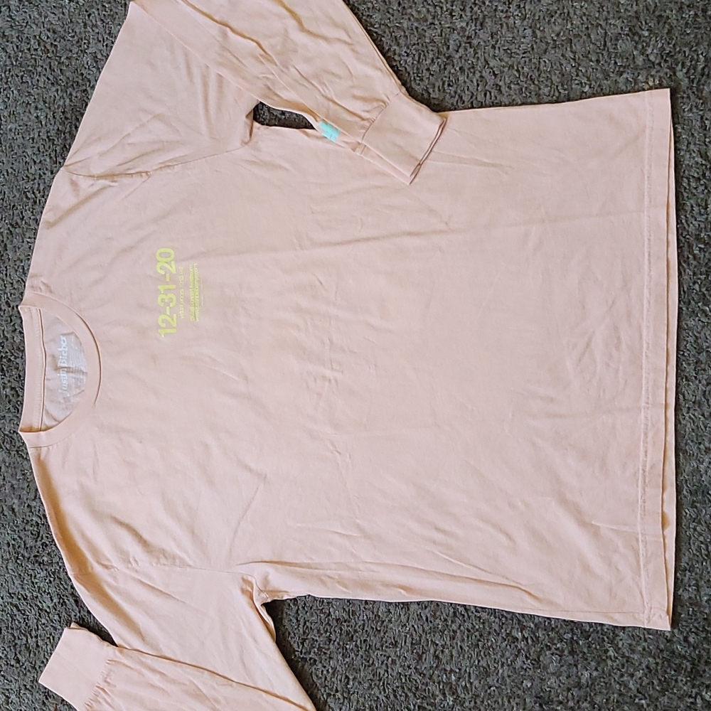 Justin Bieber long sleeve size XL t shirt